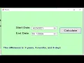 How to Create a Simple Program to Calculate the Difference Between Two Dates in VB NET