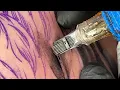 Lion Tattoo sleeve beginning Time lapse