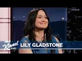 Lily Gladstone on Playing Leonardo DiCaprio s Wife in Killers of the Flower Moon Oscar Buzz