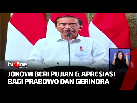 Ucapan Selamat dan Pujian Tinggi Diucapkan Jokowi kepada Prabowo