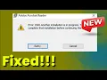 Error 1500 - Another Installation Is In Progress Error On Windows 11 10 8