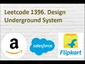 Leetcode 1396 Design Underground System