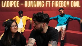 ladipoe running feat fireboy dml official music video music reaction