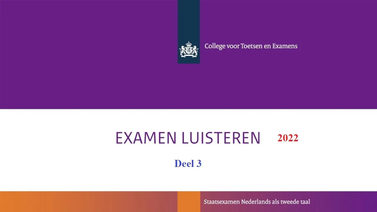Luisteren examen B1