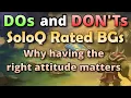 The War Within PvP The DOs and DON Ts of SoloQ Rated BGs Attitude