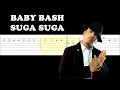 Baby bash - suga suga Easy Guitar Tabs Tutorial