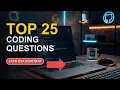 Top 25 Coding Interview Questions Asked in Amazon Google Microsoft Java DSA Roadmap 2026