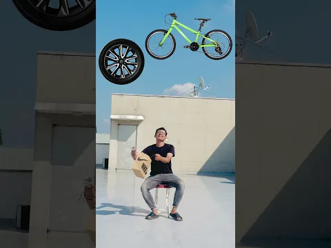 🤠🥺Royal endfield, alto, ambulance, tractor Catching vs wheel & cycle - magic😄🤭 #shorts