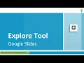 Google Slides Explore Tool
