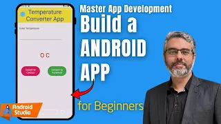 Create Temperature Converter Android App from Scratch Android Studio Tutorial for Beginners 2026