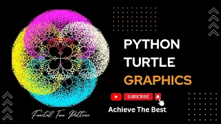 Tree Pattern by Python Turtle Graphics VS Code