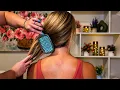 ASMR The Most Relaxing Real Person Massage Hair Back Arms More