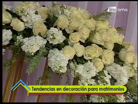 Tendencias en decoración para matrimonios