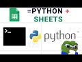 Como usar PYTHON para leer y escribir datos desde GOOGLE SHEETS