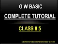 GW basic Class 5 Files command RMdir CS By Sam GW basic Tutorial