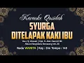 Download Lagu Surga Ditelapak Kaki Ibu Karaoke Nada WANITA | Lagu Qasidah Nasidaria Cipt. H. Abd. Hamid HM