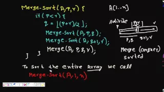 Programming Interview Merge Sort Algorithm and Analysis