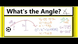 Solve for the Launch Angle of the Projectile