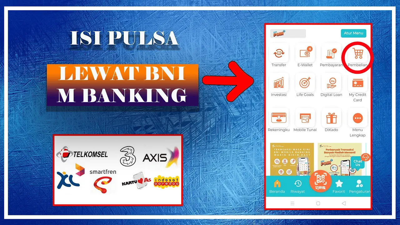 Cara Beli Token Listrik Pakai BNI Mobile Banking | Isi Pulsa Listrik Dengan Mudah