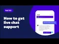 Live chat support