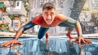 عشت حياة سبايدر مان 🕷️🕸️ | تسلقت مبنى 🤯🧗 !!