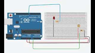 Arduino LDR sensor ile led yakma uygulaması