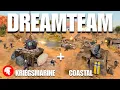Lagu Kriegsmarine \u0026 Italian Coastal are a Dreamteam! - 4vs4 - Afrikakorps - Company of Heroes 3