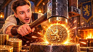 Je FABRIQUE de l'ARGENT pour le ROI pour SORTIR de ce DONJON | Coin Maker Simulator