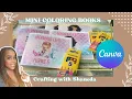 DIY Personalized Party Favors for Kids-Mini Coloring Books in Canva-Crafting with Shaneda