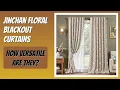REVIEW 2026 Jinchan Floral Blackout Curtains Features