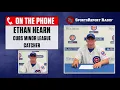 Ethan Hearn Cubs Minor League Catcher talks on Sports Report Radio