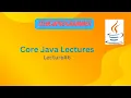 CoreJavaLectures Palindrome Number Reverse Of a Number Java