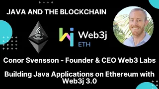Conor Svensson - Building Java Applications on Ethereum with Web3j 3 0