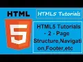 HTML5 Tutorials - 2