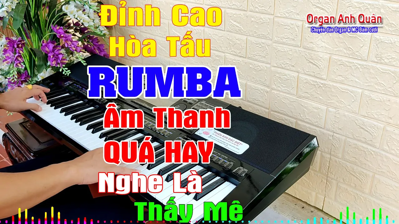 Đỉnh Cao Nhạc Hòa Tấu Rumba - Âm Thanh Quá Hay Nghe Là Thấy Mê - Organ Anh Quân Phần 116