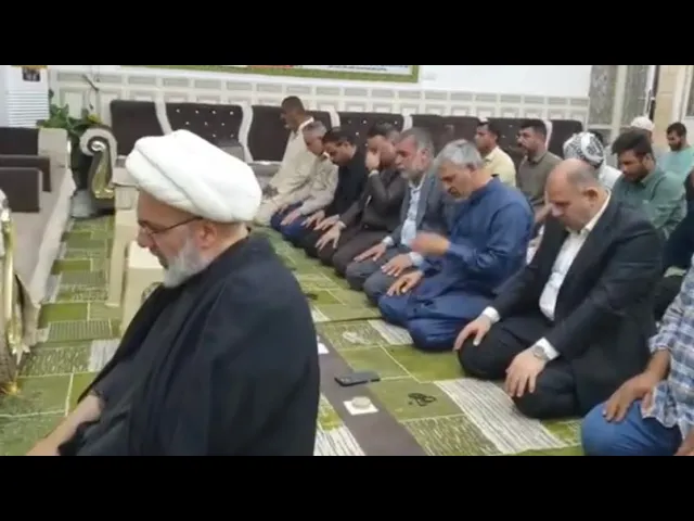 ⁣صلاة الجماعة بإمامة الحجة الدكتور الشيخ إبراهيم العاملي