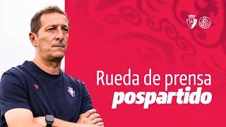 Rueda de prensa Luis Miguel Ramis pospartido Osasuna - Getafe | Club Atlético Osasuna