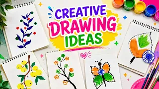 🎨 Creative Drawing Ideas for Kids | Easy & Fun Painting Ideas | Art & Craft for Kids
