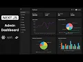 NextJs Responsive Admin Dashboard Tutorial with NextJs Tailwind Css Recharts Framer Motion