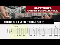 Download Lagu WHITE LION - YOU'RE ALL I NEED SOLO GUITAR LESSON with TABS and BACKING TRACK