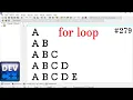Program for print a alphabetical pattern from for loop in C for loop