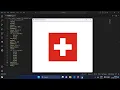how to make the Switzerland flag by using python