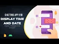 Chat App Part - 10 Display Time Date Display Messages Send And Receive Time Firebase