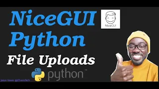 NiceGUI Python - Handling File Uploads CSV Txt Images etc