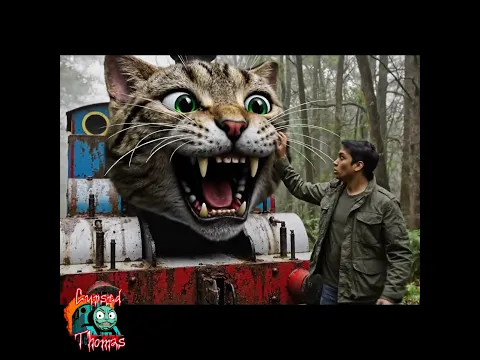 My Reaction to Funny Scary CAT Thomas Train EXE EATER