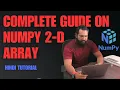 Complete Guide to 2-D Arrays in Python with NumPy Beginner Tutorial