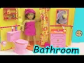 Download Lagu American Girl Doll Room - Shower, Brush Teeth, Surprise Blind Bags Toy Video