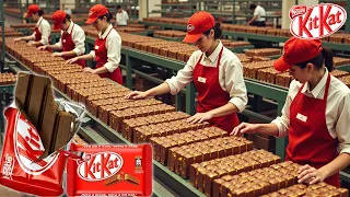 How KitKat Are Made In A Factory See How They Make 8 Million Bars Every Day 