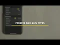 Presets and Gun Types SG Timer GO