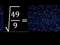 Square root of roots of fractions root of a fraction or division